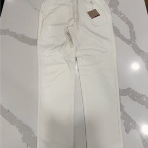 Active USA Women's Cream Ankle Pants